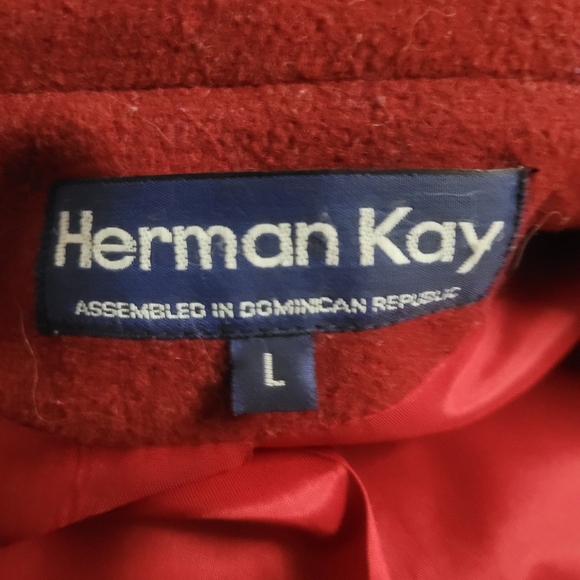 Herman Kay red hooded jacket - Picture 10 of 11